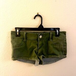 Hollister short-short low rise shorts size 3